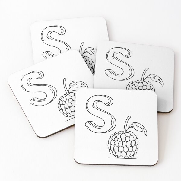 Item preview, An illustration of letter S stand for Sugar apple designed and sold by rasagamastore.