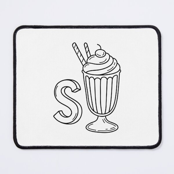 Item preview, An illustration of letter S stand for Sundae designed and sold by rasagamastore.