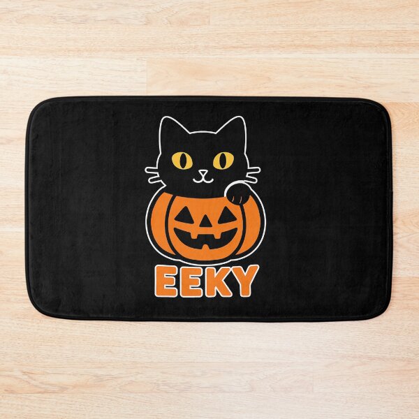 Item preview, Eeky Black Cat in Pumpkin Halloween Sticker - Cute Spooky Cat Design designed and sold by FestivityFinds.