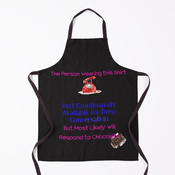 Item preview, Emotionally Unavailable" Respond to Chocolate designed and sold by ArtisticDesignsbyLinda.