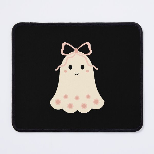 Item preview, Kawaii Halloween Ghost with Bow designed and sold by Julza Art.