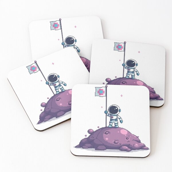 Item preview, Pixel Astronaut – Retro Space Explorer 8-Bit Art designed and sold by Holy Ink.