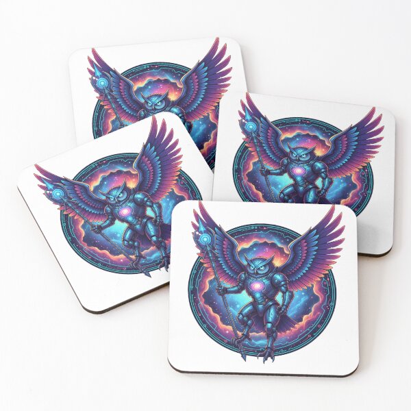 Item preview, Cosmic Owl – Guardian of the Stars designed and sold by ValeronPrints.