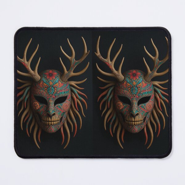 Item preview, Horned Courtier – Slavic Halloween Mask designed and sold by Karaboshka.