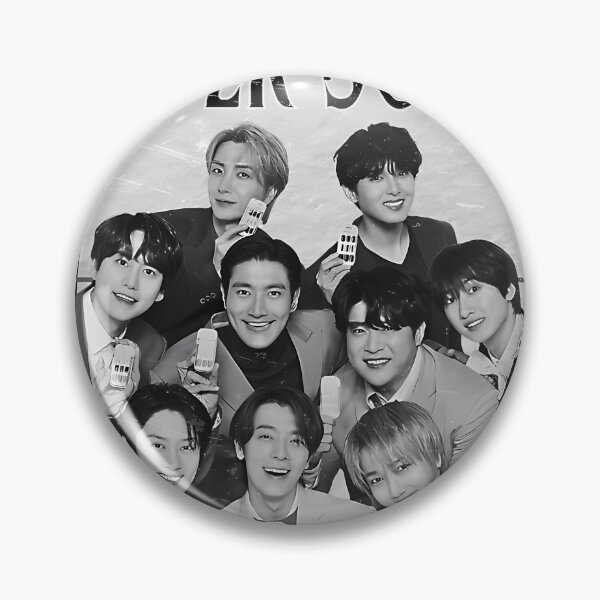 Item preview,  Super Junior K-Pop Boy Group Scrapbook Collage Cozy Y2K Vintage Design designed and sold by Sasha3Porter.