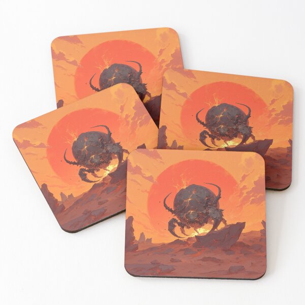 Item preview, Hellfire Scarab Rising From Sands designed and sold by Christian Weiss.