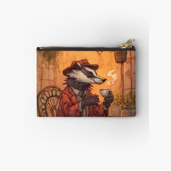 Item preview, Light Academia Aesthetic: Badger's Morning Coffee designed and sold by bapupa.