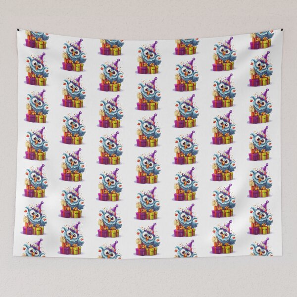 Item preview, Party Hat Owl Character designed and sold by New-School-Wave.