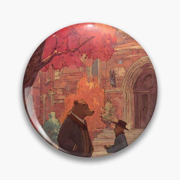 Item preview, Light Academia Aesthetic: Bear's Philosophy Discussion designed and sold by bapupa.