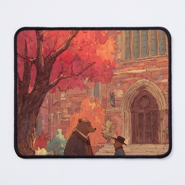 Item preview, Light Academia Aesthetic: Bear's Philosophy Discussion designed and sold by bapupa.