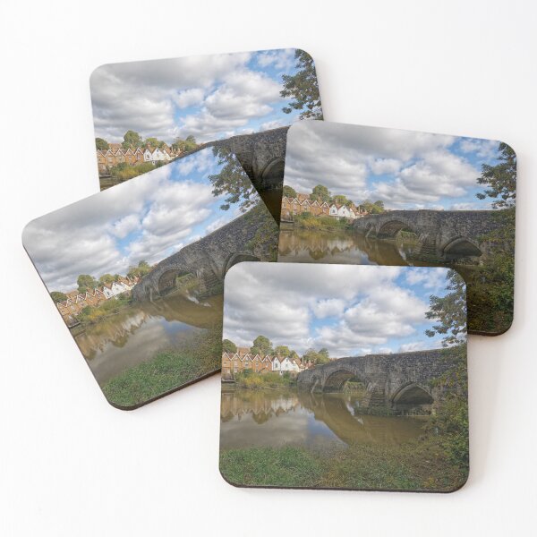 Item preview, The Bridge, Church and village on the river medway at Aylesford Kent England UK designed and sold by John Gilham - Landscape Photography.