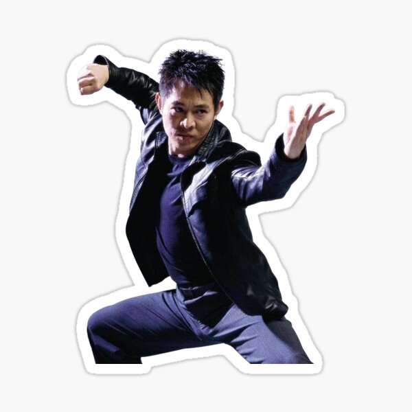 Jet Li Martial Arts Action Oversize Wall Vinyl Sticker 
