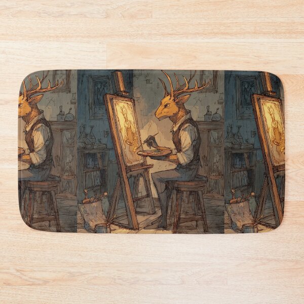 Item preview, Light Academia Aesthetic: Deer's Art Class designed and sold by bapupa.
