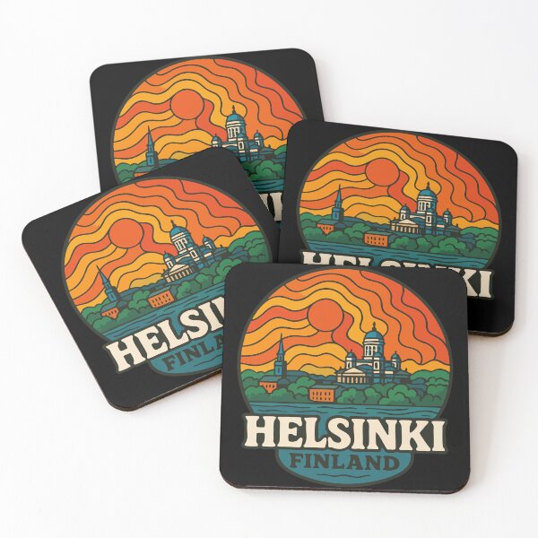 Item preview, Helsinki Finland Travel Trippy  designed and sold by TomFrontierArt.