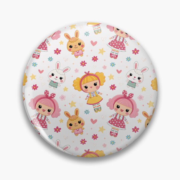 Item preview, Cheerful background, pastel colors, bunnies, balls,dolls, stars, children's pyramids, pastel background, endless background, pattern designed and sold by orthodox-icon.