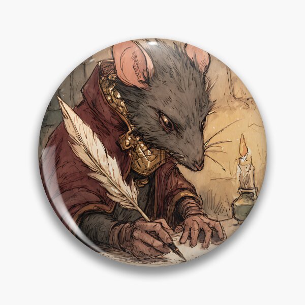 Item preview, Light Academia Aesthetic: Mouse's Calligraphy Practice designed and sold by bapupa.