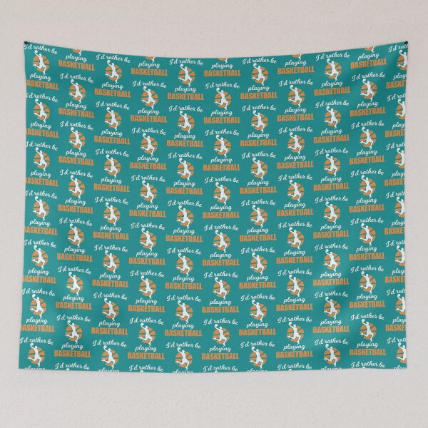 Item preview, I'd rather be playing basketball,.png designed and sold by acilwel.