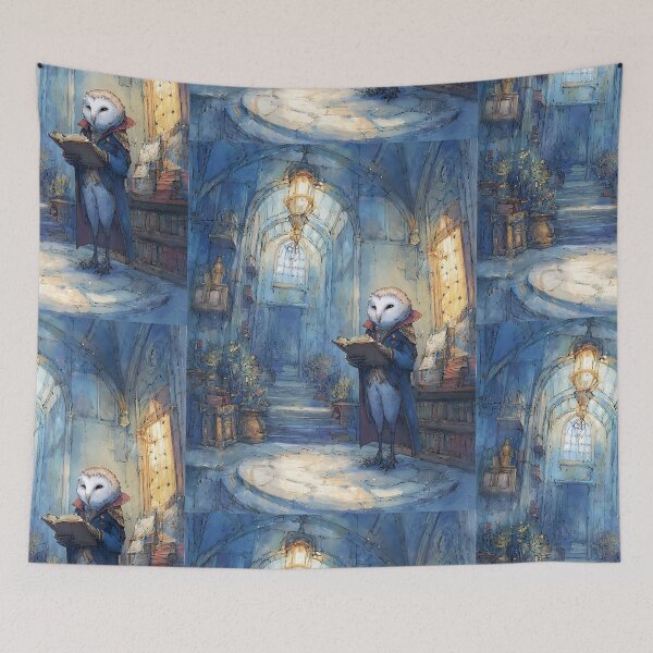 Item preview, Light Academia Aesthetic: Owl's Poetry Reading designed and sold by bapupa.