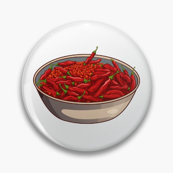 Item preview, Red Chilies In Bowl designed and sold by New-School-Wave.