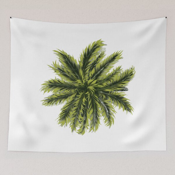 Item preview, Chartreuse Palm Fronds designed and sold by zanaxxer.