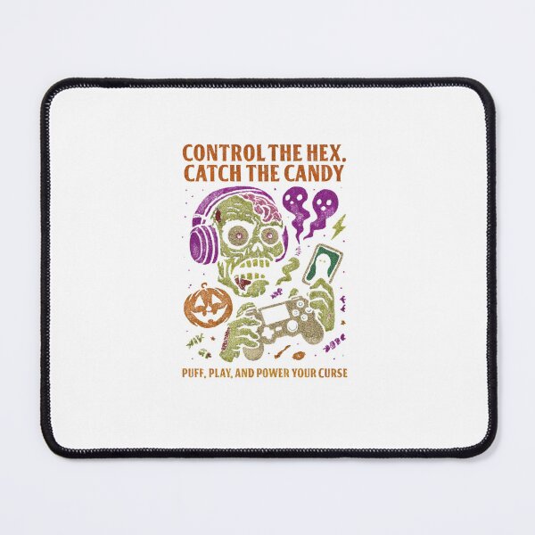 Item preview, Control the Hex – Zombie Gamer – Haunted Hustle-Halloween Gamer Classic T-Shirt designed and sold by inkfluenceart.