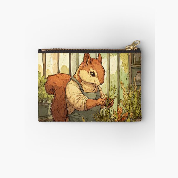 Item preview, Light Academia Aesthetic: Squirrel's Botanical Drawing designed and sold by bapupa.