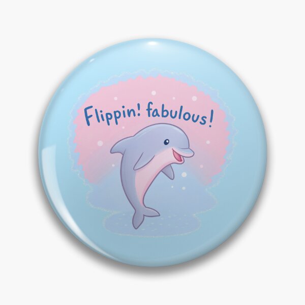 Item preview, Flippin’ Fabulous Dolphin designed and sold by kacperartdesign.