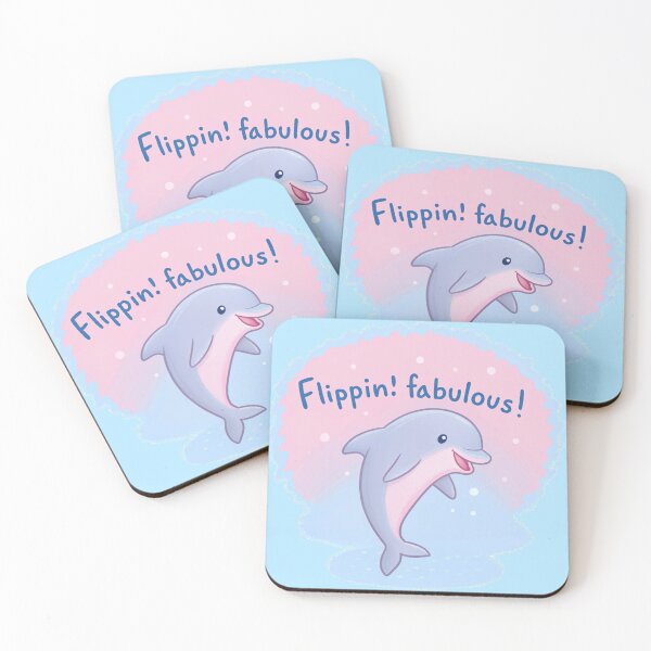 Item preview, Flippin’ Fabulous Dolphin designed and sold by kacperartdesign.