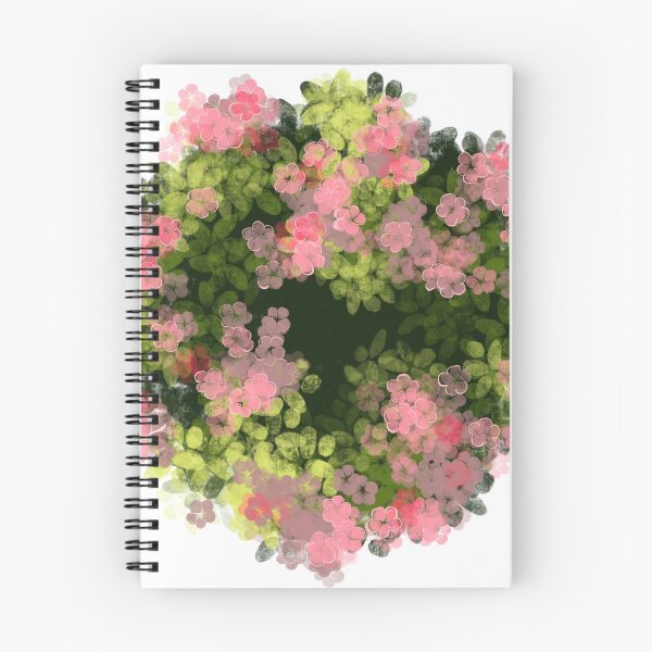 Item preview, Floral Wreath of Pink and Green designed and sold by zanaxxer.