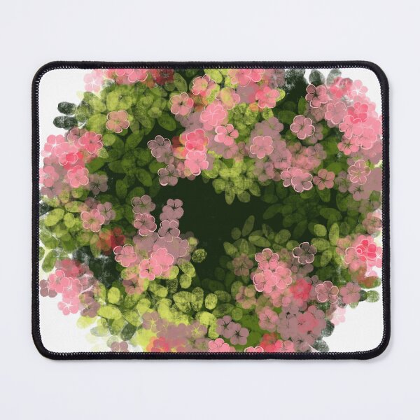 Item preview, Floral Wreath of Pink and Green designed and sold by zanaxxer.