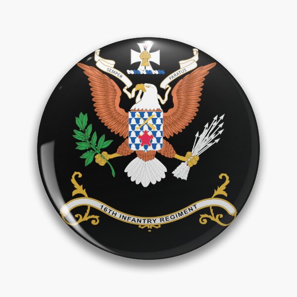 Item preview, Army - Regimental Colors - 16th Infantry Regiment  - SEMPER PARATUS X 300 designed and sold by Military Insignia Products.
