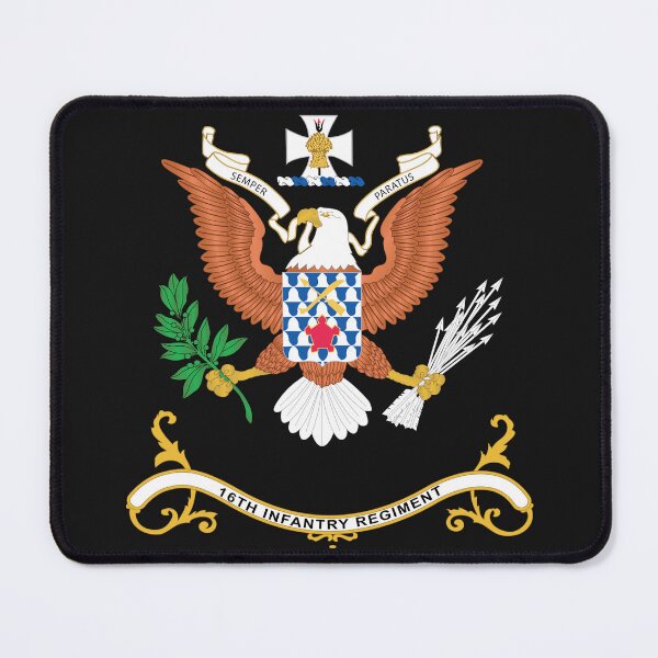 Item preview, Army - Regimental Colors - 16th Infantry Regiment - SEMPER PARATUS X 300 designed and sold by Military Insignia Products.