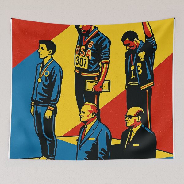 Item preview, 1968 Black Power Salute Vintage designed and sold by Guesso.