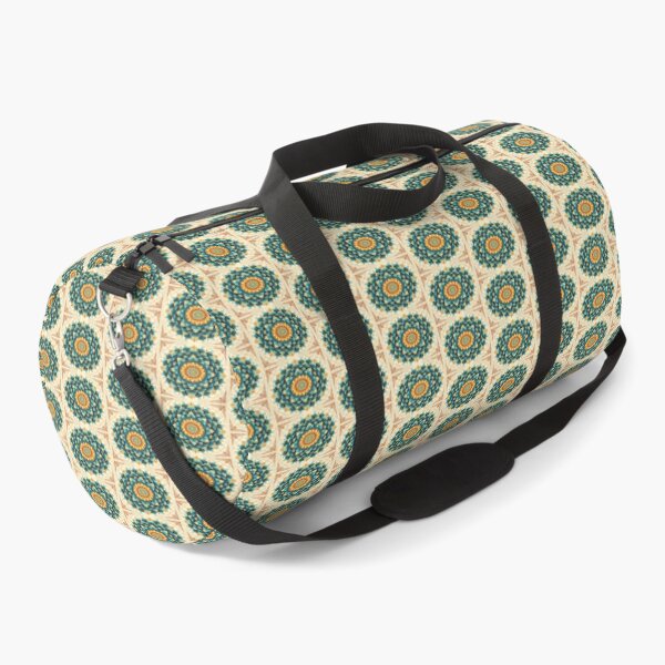 Item preview, Mandala Radiance – Golden Flowers, Teal Harmony & Visual Balance designed and sold by FotoworldEdel.