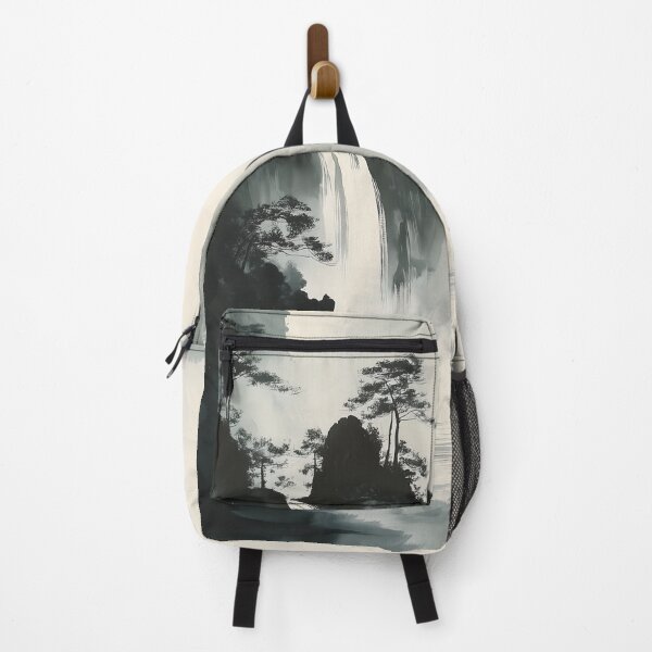 Item preview, Rabbit under Waterfall in Korean Art designed and sold by Anicue.