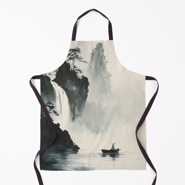 Item preview, Rabbit under Waterfall in Korean Art designed and sold by Anicue.