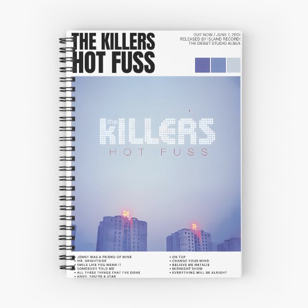 Item preview, Hot Fuss The Killers Newspaper Lyrics Album Cover designed and sold by AngelAllea.