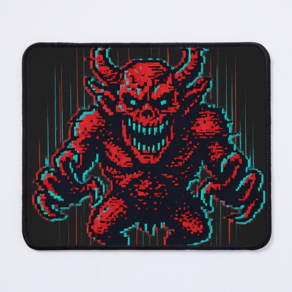 Item preview, Retro Pixelated Demon designed and sold by kyokugen.