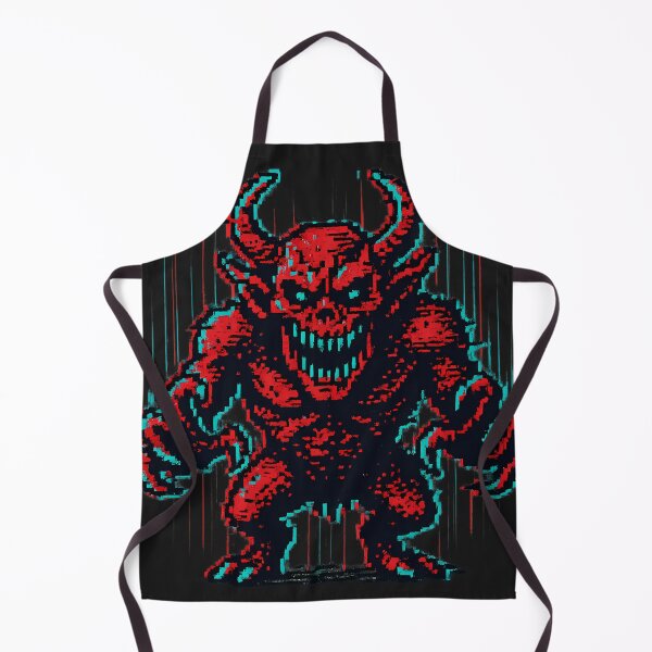 Item preview, Retro Pixelated Demon designed and sold by kyokugen.