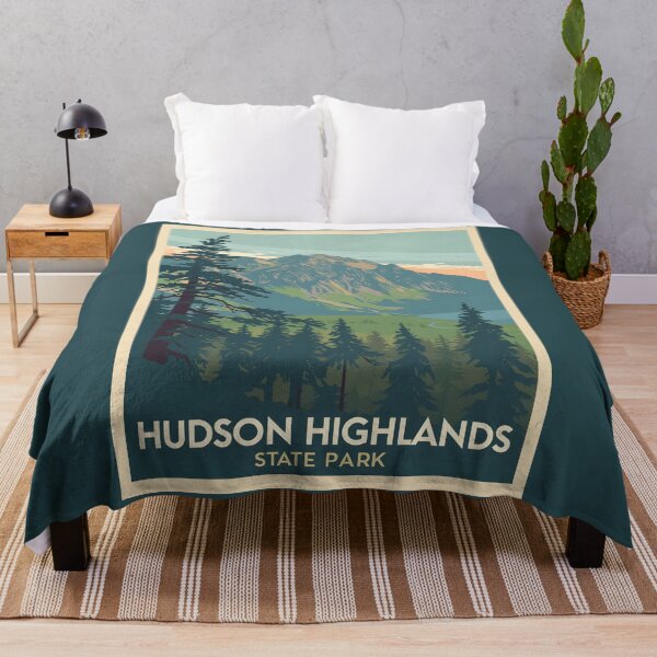 Item preview, A Vintage Illustration of Hudson Highlands State Park Preserve - New York designed and sold by GoodOldVintage.