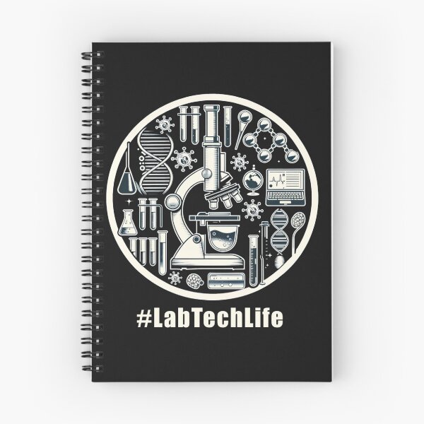 Item preview, Camiseta minimalista "Lab Tech Life" - Regalo científico designed and sold by Lethorian.