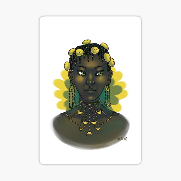 Jeune fille de Guinée Sticker
