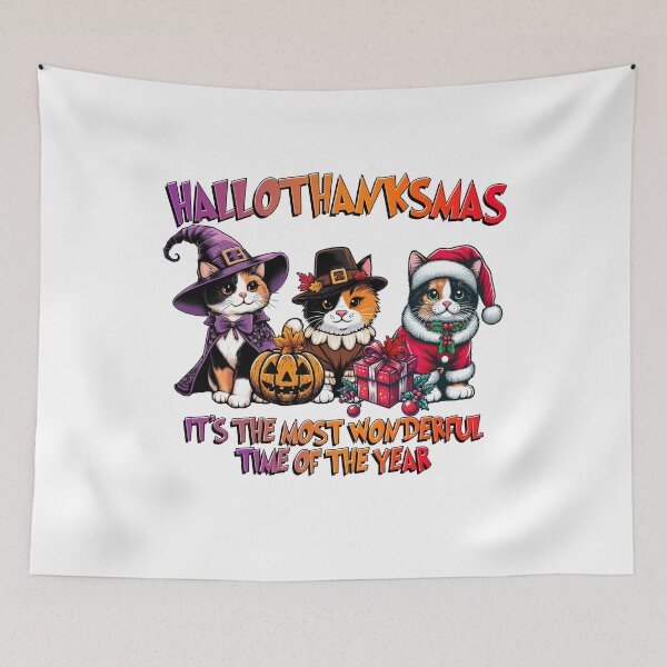 Item preview, Calico Cat Halloween Thanksgiving Christmas  designed and sold by doodIllustrate.
