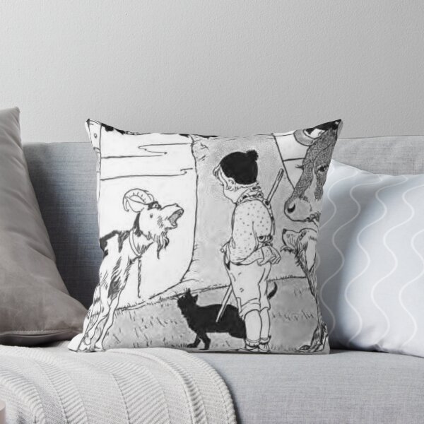 Item preview, Child's World -Boy with Animals designed and sold by tomorrowsart.