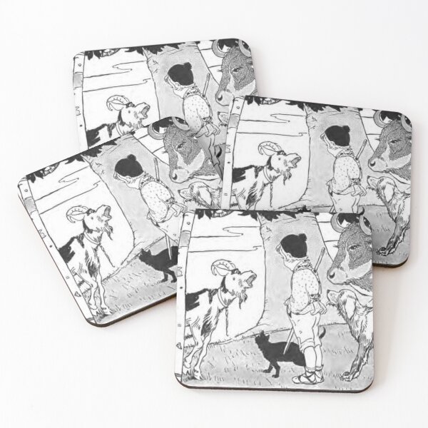 Item preview, Child's World -Boy with Animals designed and sold by tomorrowsart.