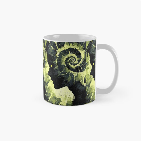 Item preview, Profile of a human silhouette with an ammonite-shaped head. designed and sold by Piotrek0001.