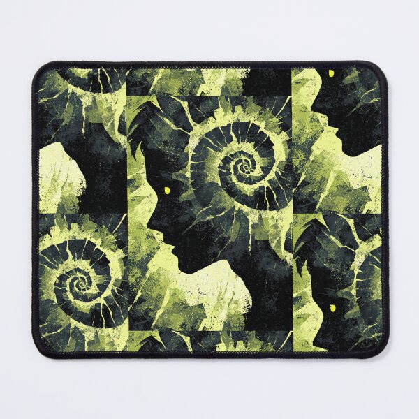 Item preview, Profile of a human silhouette with an ammonite-shaped head. designed and sold by Piotrek0001.
