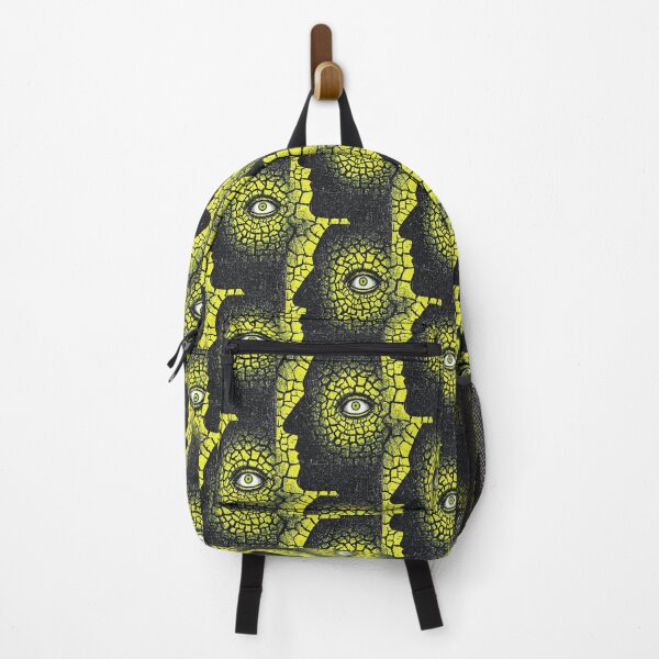 Item preview, Face profile with reptilian skin and a single human eye. designed and sold by Piotrek0001.