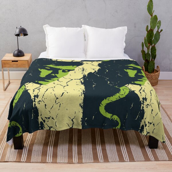 Item preview, Abstract green face portrait with a curling snake tail. designed and sold by Piotrek0001.