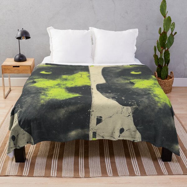 Item preview, Dark grunge portrait of a one-eyed creature in green. designed and sold by Piotrek0001.